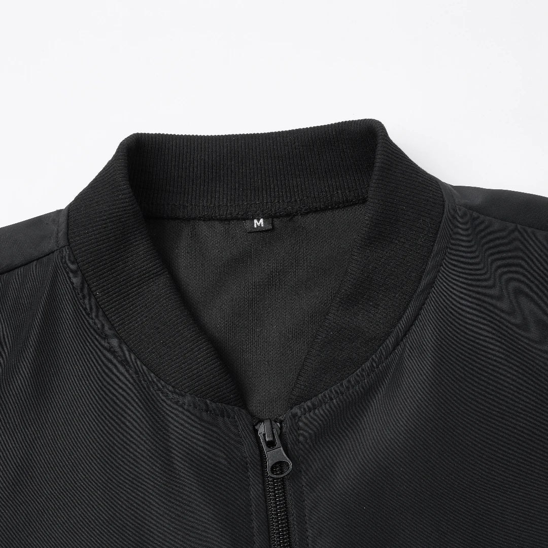 Men’s Casual Zip-Up Baseball Jacket